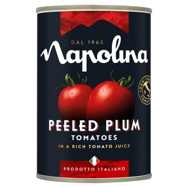 Napolina Peeled Plum Tomatoes in a Rich Tomato Juice (400g)