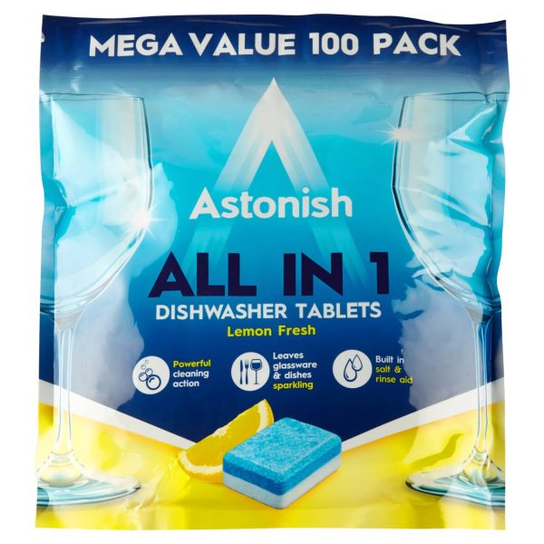 Astonish All in 1 Dishwasher Tablets Lemon Fresh