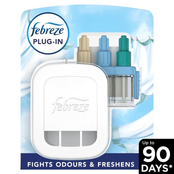 Febreze 3vol Starter Kit Fresh Linen