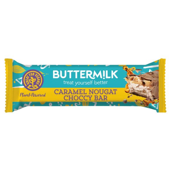 Buttermilk Plant Powered Caramel Nougat Snack Bar