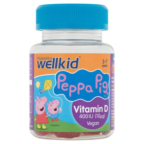 Vitabiotics Wellkid Peppa Pig Vitamin D 400Iu Soft Jellies