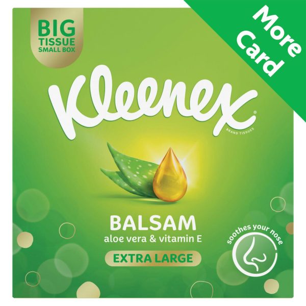 Kleenex Balsam Extra Large Compact Tissues 40 Sheets