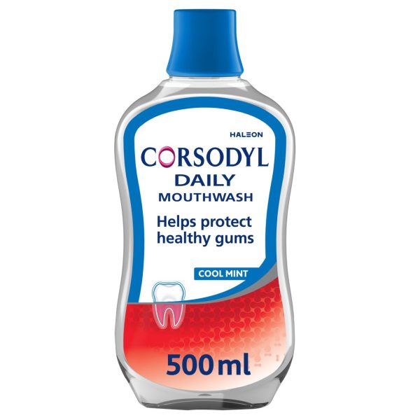 Corsodyl Daily Gum Care Mouthwash Alcohol Free Cool Mint