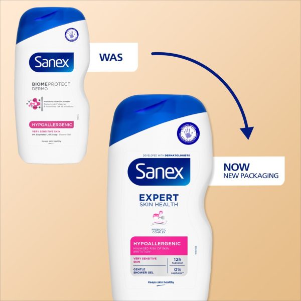 Sanex Expert Skin Health Hypoallergenic Shower Gel