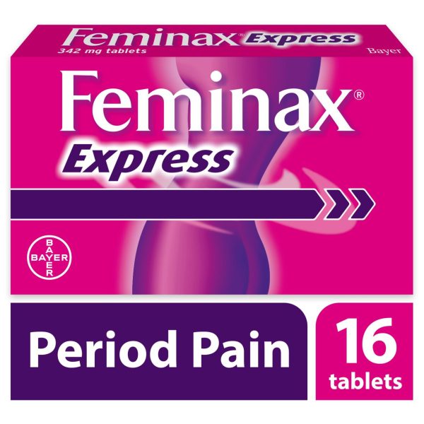 Feminax Express Ibuprofen Lysine 342mg Tablets