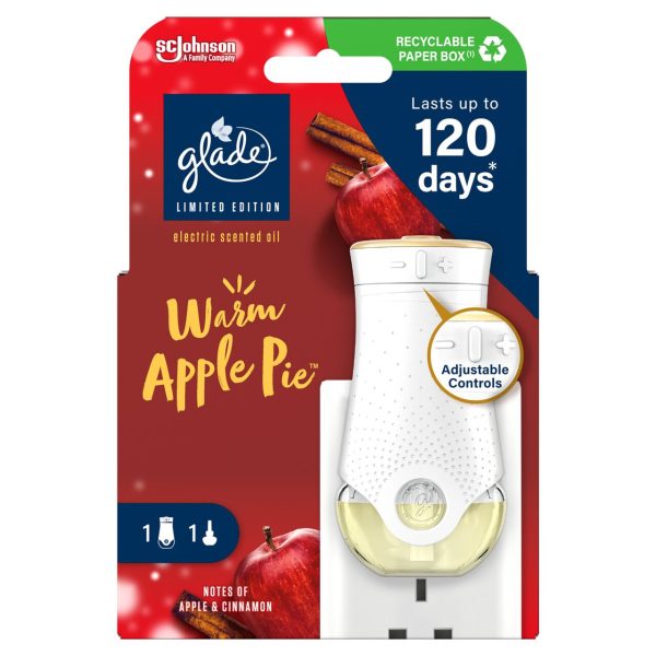 Glade Plug In Holder Warm Apple Pie