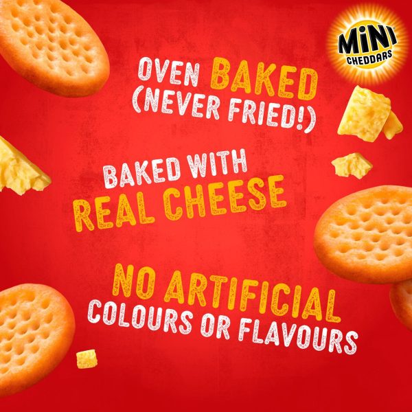 Jacob's Mini Cheddars Red Leicester Multipack Snacks Pack Of 12