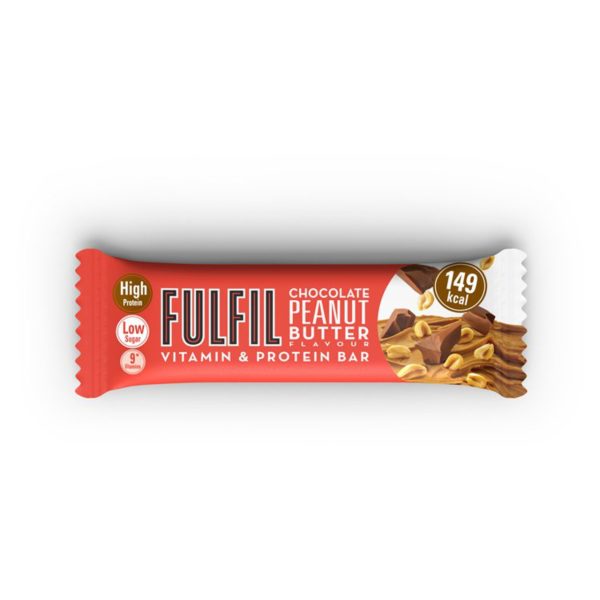 Fulfil Protein + Vitamin Bar Milk Chocolate Peanut Butter