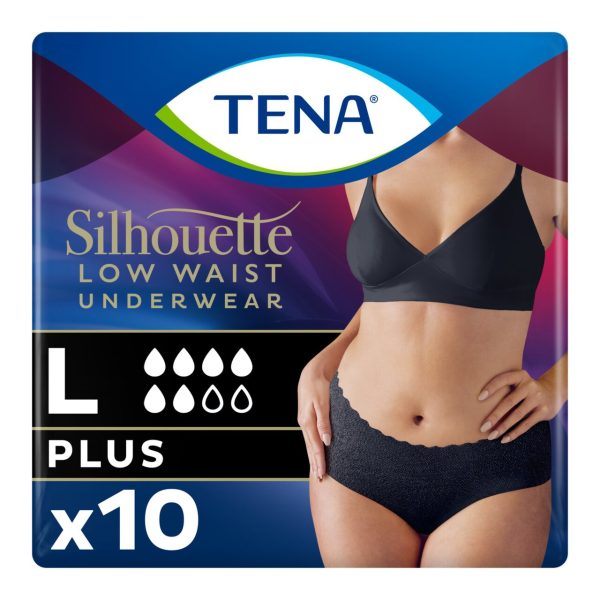 Tena Silhouette Incontinence Pants Black Large