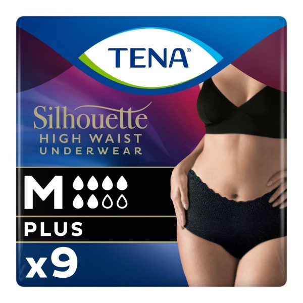 Tena Silhouette Incontinence Pants Black Medium