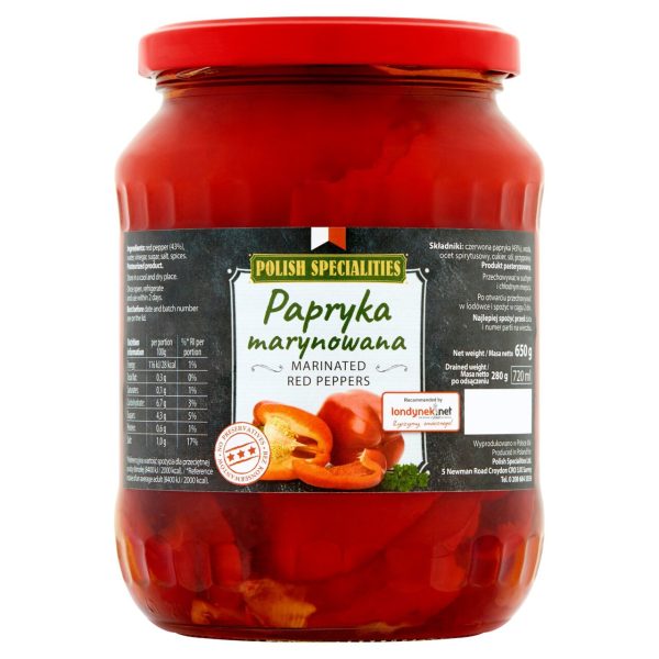 Polish Specialities Marinated Red Peppers