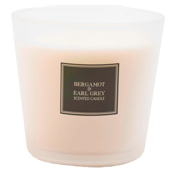 Nutmeg Home Multi Wick Tapered Waxfill Bergamot & Earl Grey Glass Candle