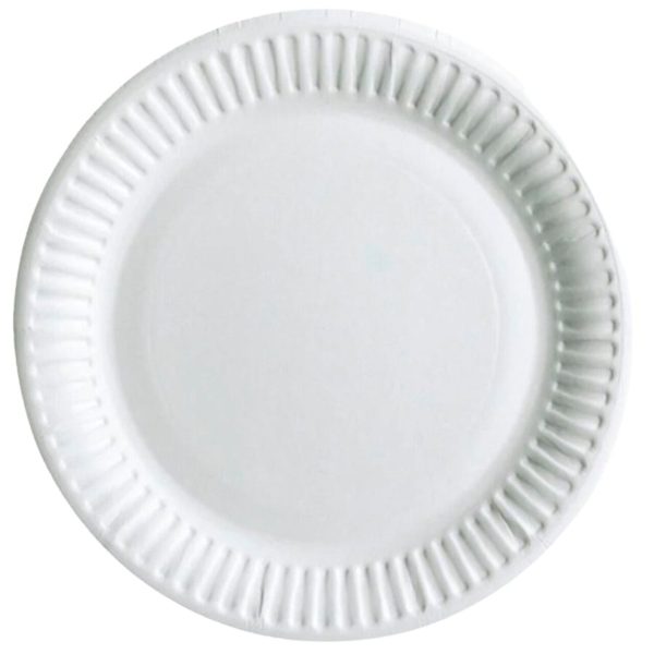 Essentials 23cm White Paper Plate