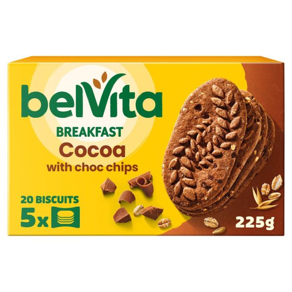 BelVita Breakfast Biscuits Cocoa with Chocolate Chips 5 Pack