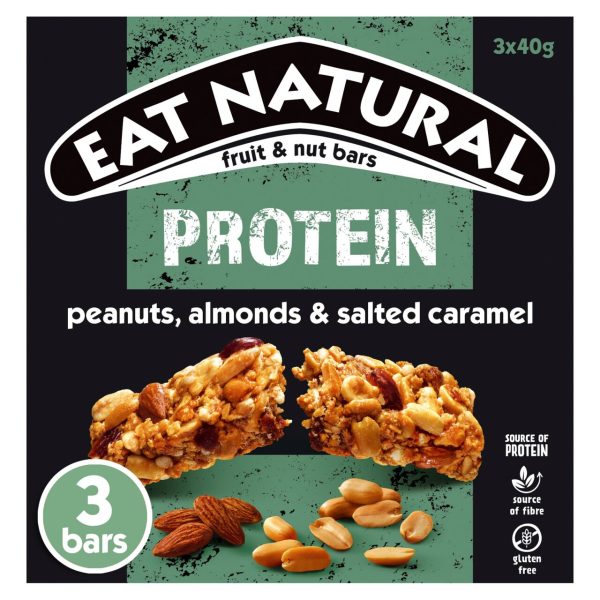 Eat Natural Protein Packed Cereal Bar Salted Caramel & Nuts Multipack