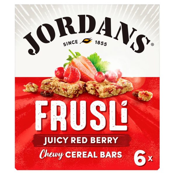 Jordans Frusli Juicy Red Berry Chewy Cereal Bars