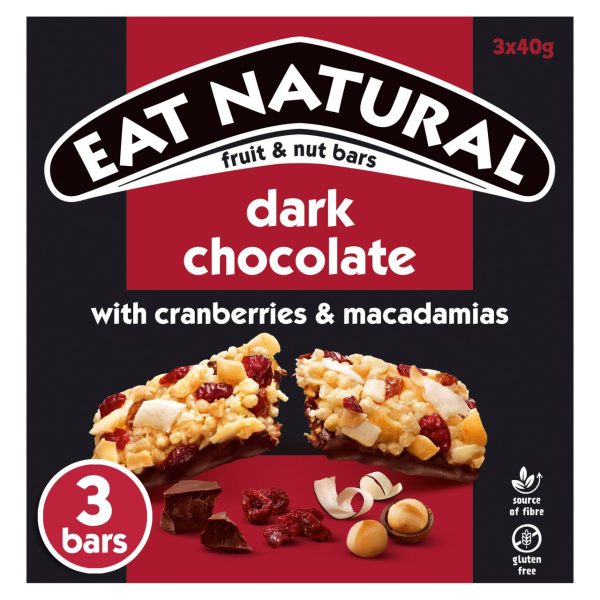 Eat Natural Cereal Bar Cranberry Macadamia & Dark Chocolate Multipack