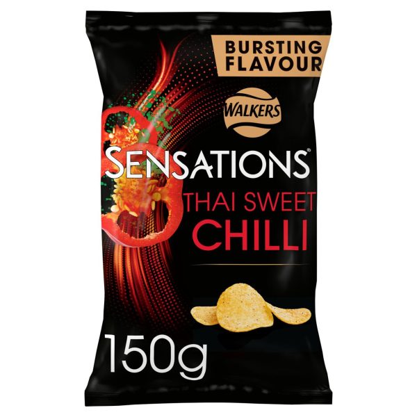 Walkers Sensations Thai Sweet Chilli Sharing Crisps