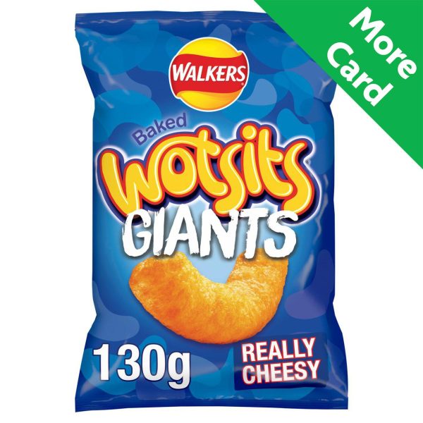 Walkers Wotsits Giants Really Cheesy Sharing Snacks Crisps