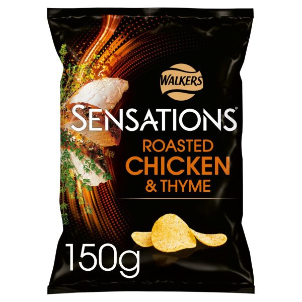 Walkers Sensations Roast Chicken & Thyme Sharing Crisps