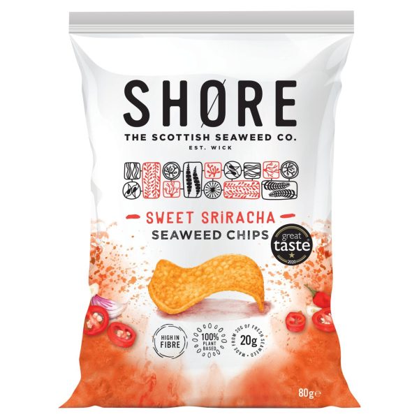 Shore Sweet Sriracha Seaweed Chips