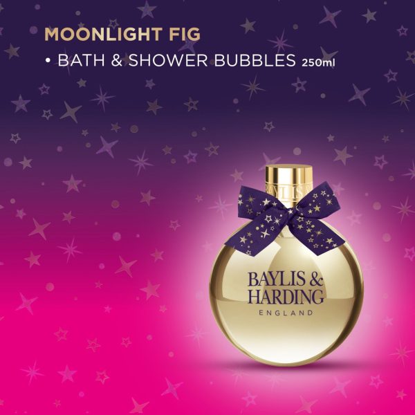 Baylis & Harding Moonlight Fig Luxury Bath and Shower Bubbles Gift Set