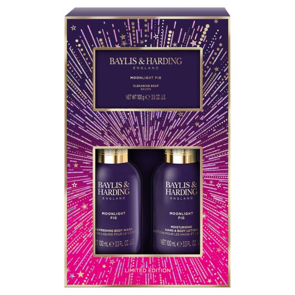 Baylis & Harding Moonlight Fig Make Me Sparkle Bathing Gift Set