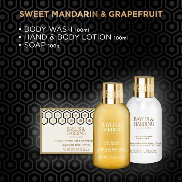 Baylis & Harding Sweet Mandarin & Grapefruit Luxury Mini Shower Set