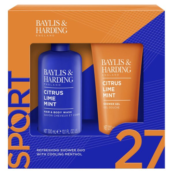 Baylis & Harding Citrus, Lime & Mint Men's Shower Duo Gift Set