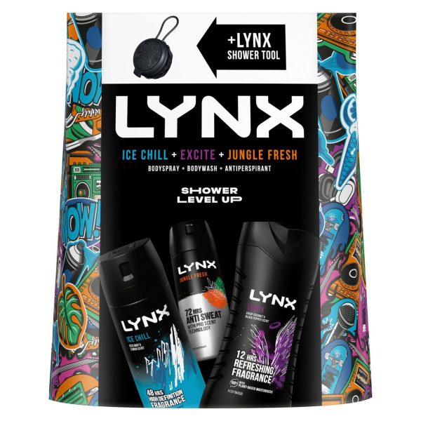 Lynx Allstars Trio & Shower Tool Gift Set