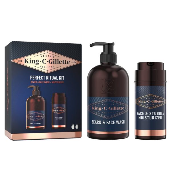 Gillette Giftset Beard Wash 350ml And Moisturiser 100ml