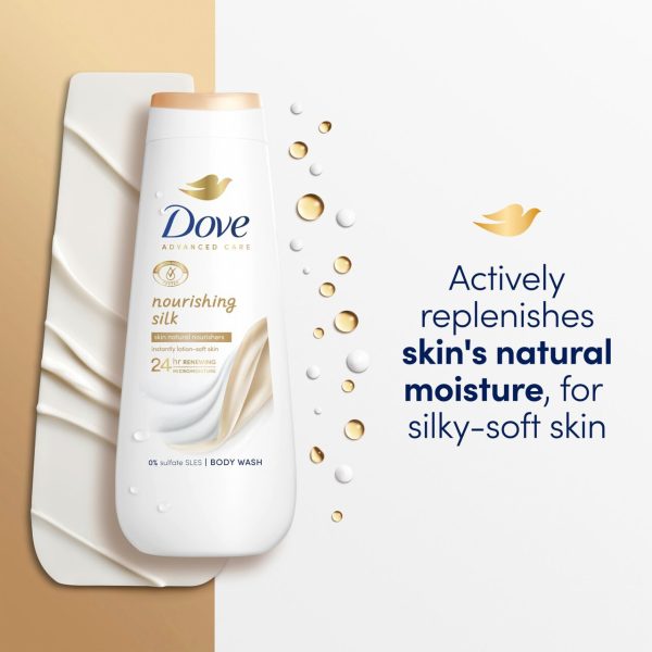 Dove Nourishing Silk Advanced Care Body Wash Shower Gel