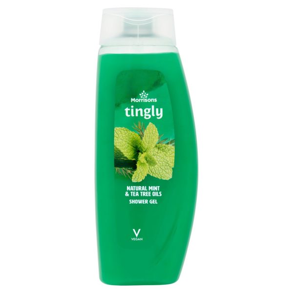 Tingly Natural Mint & Tea Tree Oils Shower Gel