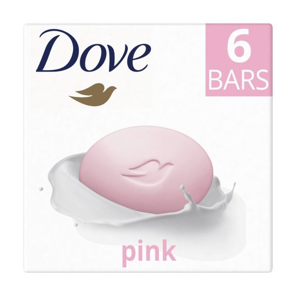 Dove Pink Beauty Bar Soap with 1/4 Moisturising Cream