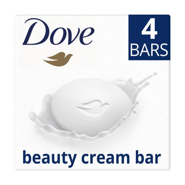 Dove Original Beauty Bar Soap with 1/4 Moisturising Cream