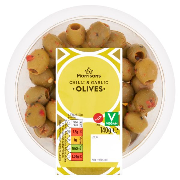 Morrisons Chilli And Garlic Olives