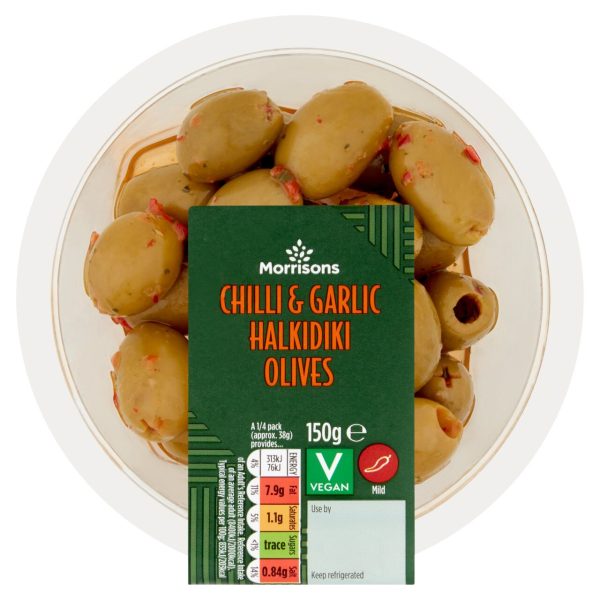 Morrisons Chilli & Garlic Olives