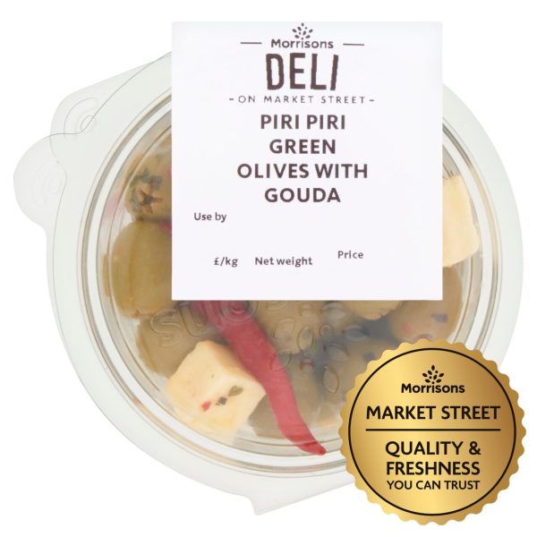 Market Street Deli Piri Piri Green Olives With Gouda