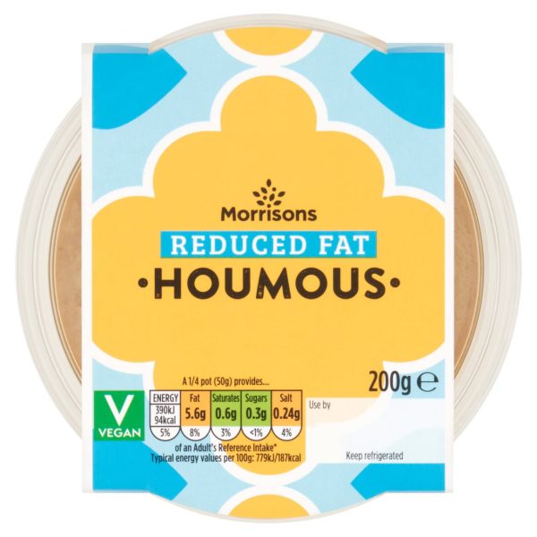 Morrisons 30% Reduced Fat Houmous