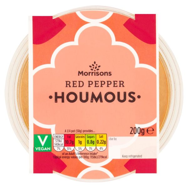 Morrisons Red Pepper Houmous