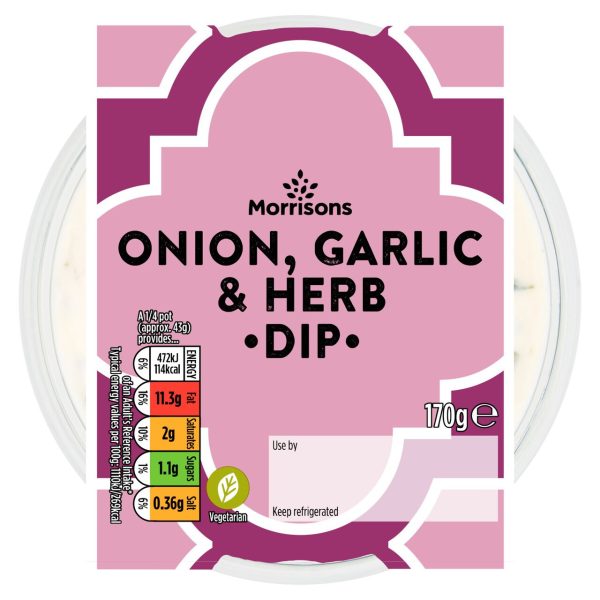 Morrisons Onion Garlic & Herb Dip