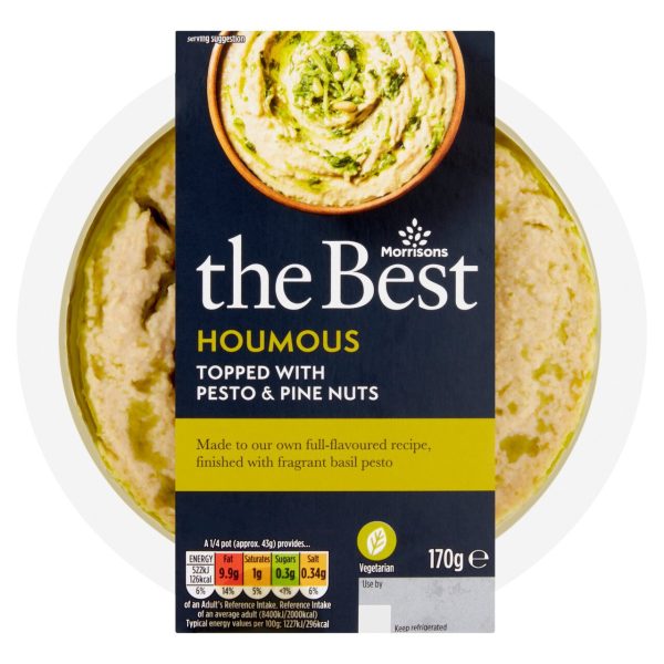 Morrisons The Best Pesto & Pine Nuts Houmous