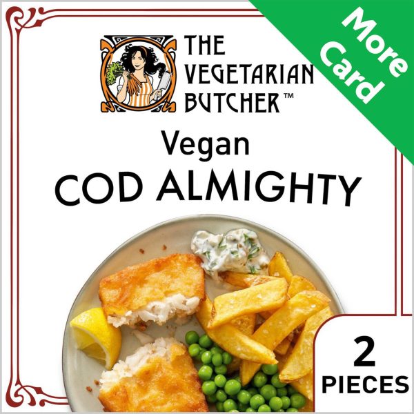 The Vegetarian Butcher Cod Almighty Battered Fish Alternative