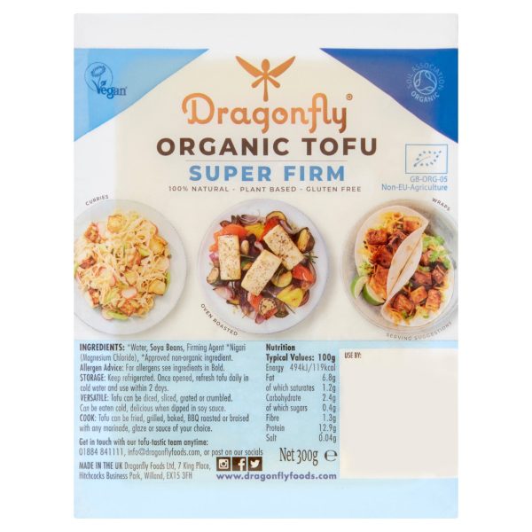 Dragonfly Super Firm Fresh Organic Tofu