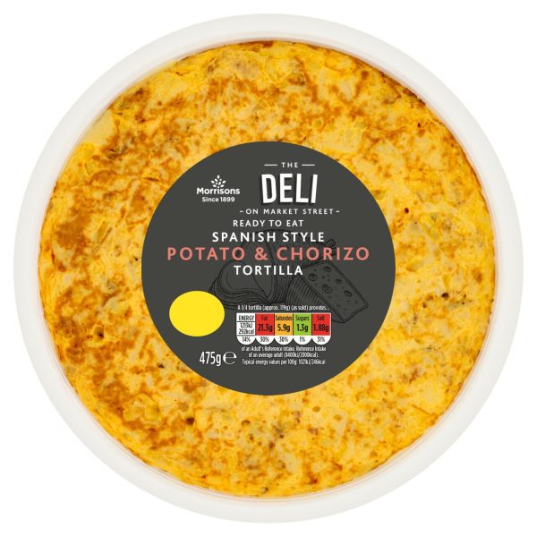 Morrisons Deli Spanish Style Potato & Chorizo Tortilla