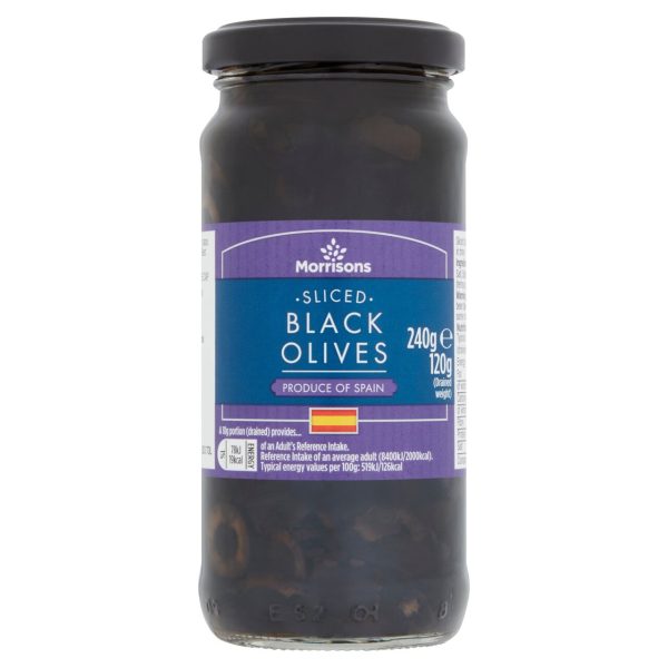 Morrisons Sliced Black Olives (240g)