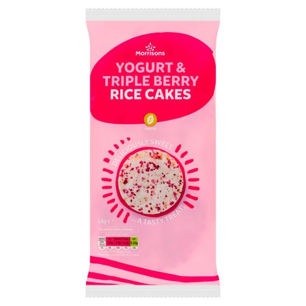 Morrisons Triple Berry & Yogurt Rice Cakes