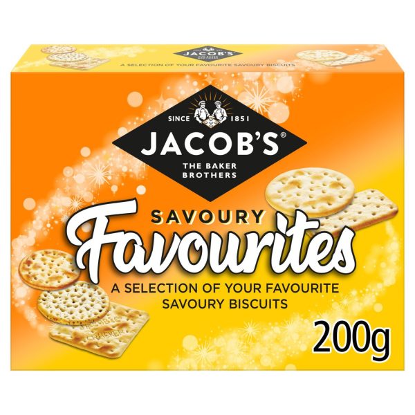 Jacob's Savoury Favourites Crackers Assortment