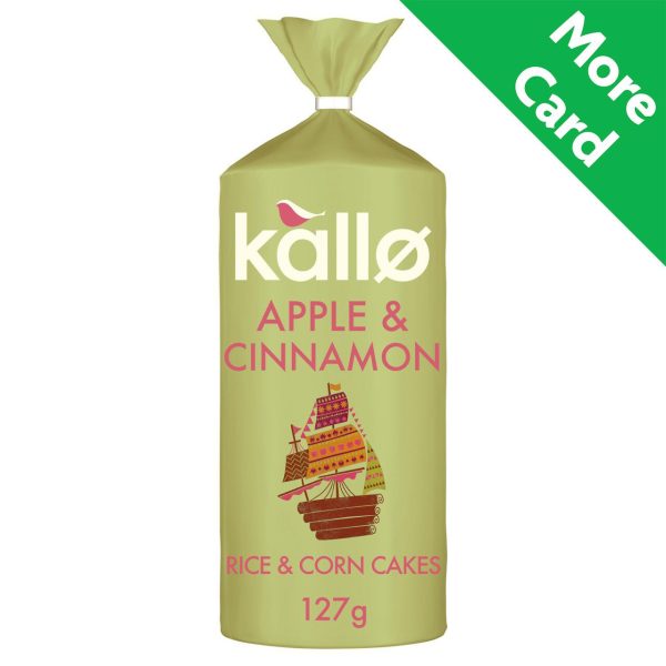 Kallo Jumbo Apple & Cinnamon Rice Cakes