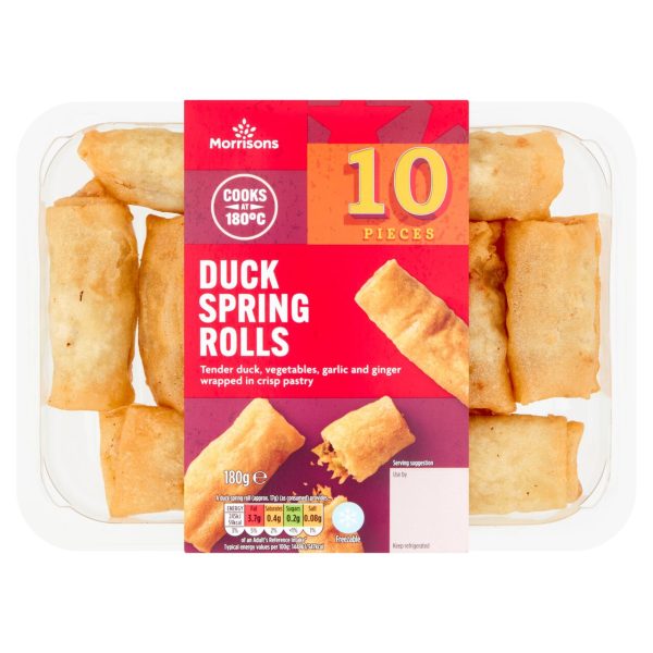 Morrisons Made To Share Duck Spring Rolls